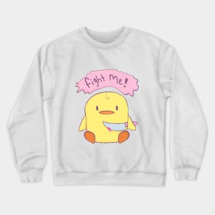 Fight Me! Chick Crewneck Sweatshirt